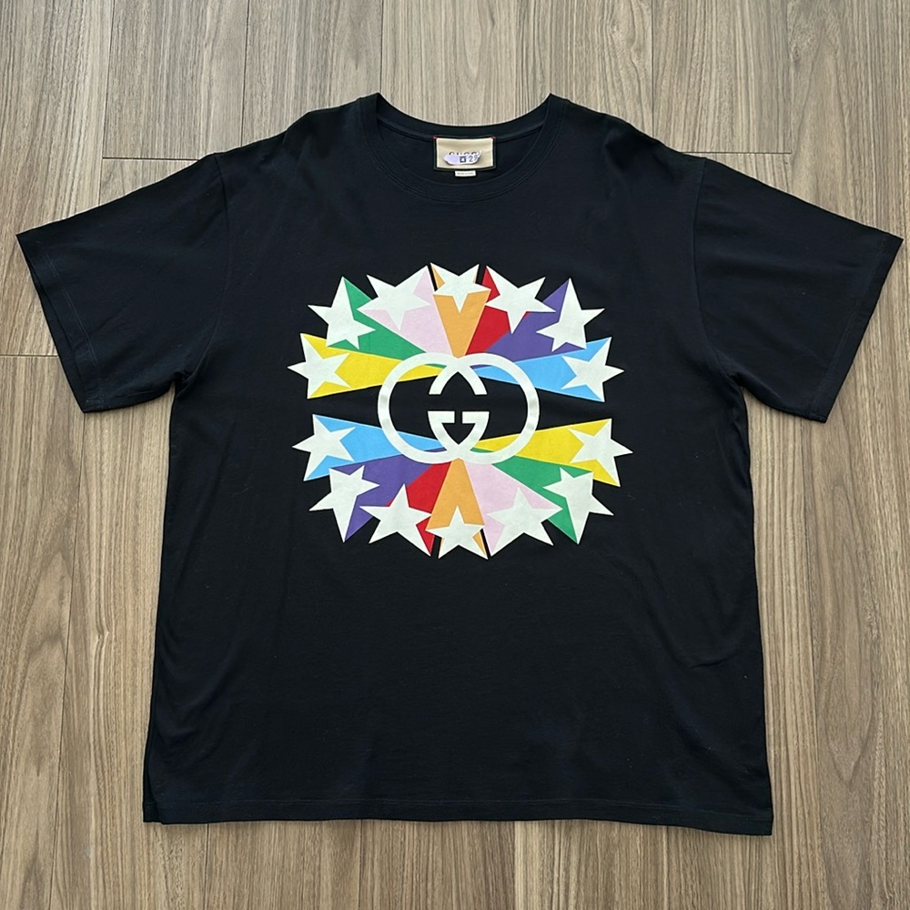 Gucci Graphic T-shirt Black XXL